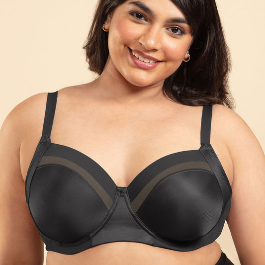 Buy Nykd by Nykaa Textured Lace Non Padded Wired Bra - Red NYB140 online