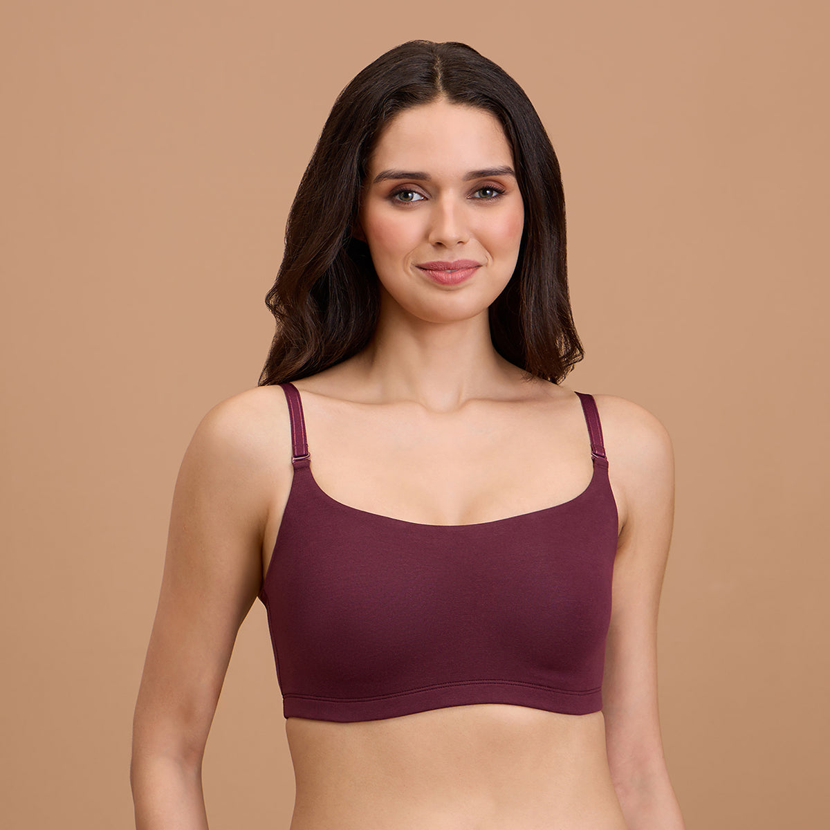 Easy Breezy Slip on Bra-NYB165-Fig