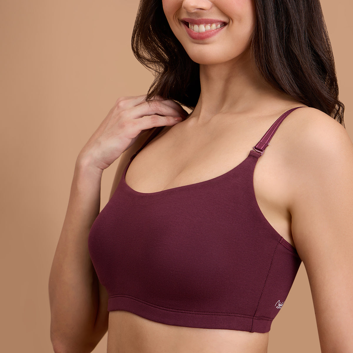 Easy Breezy Slip on Bra-NYB165-Fig