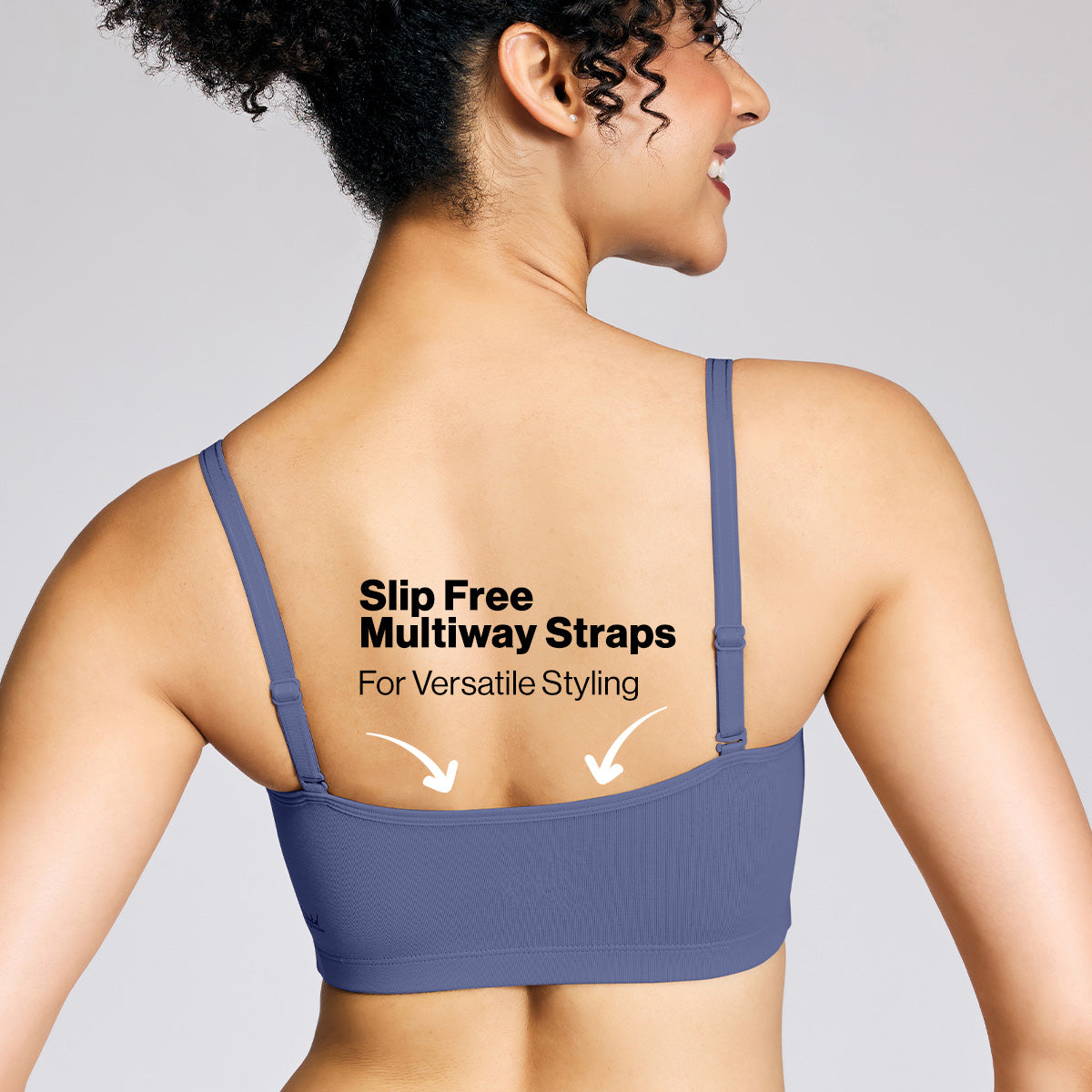 Nykd by Nykaa  Easy Breezy  Slip-on Bra with Full Coverage NYB165 C Blue