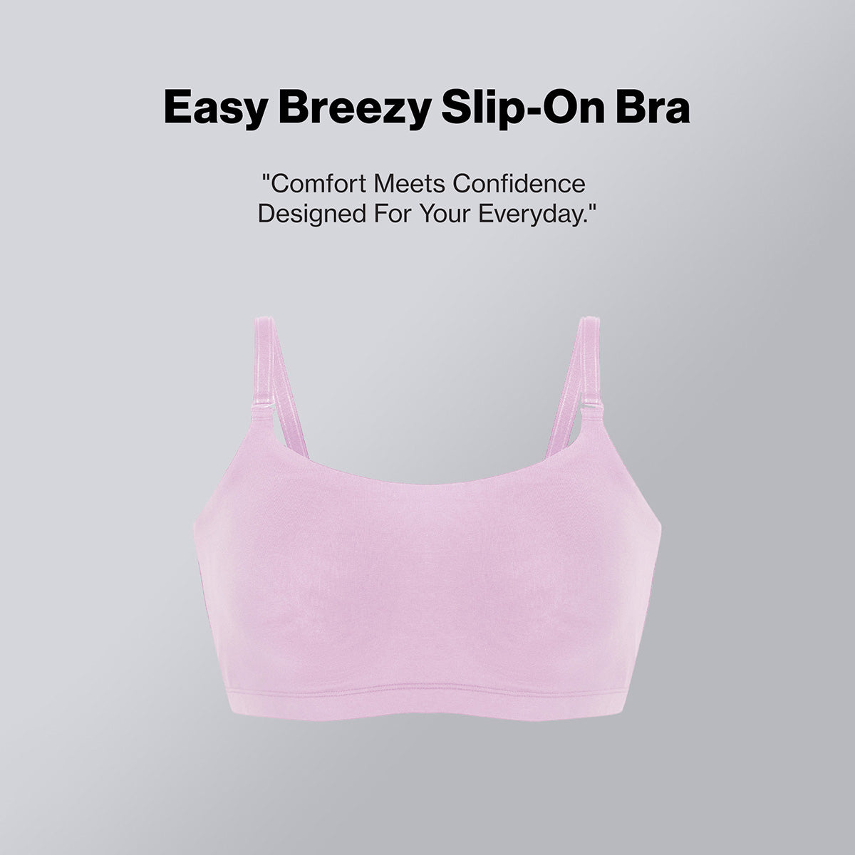 NYKD By Nykaa Easy Breezy Slip On Bra NYB165 Lavender
