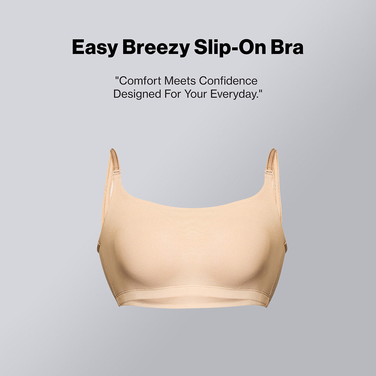 Nykd By Nykaa Easy Breezy Slip on Bra-NYB165-Cuban sand