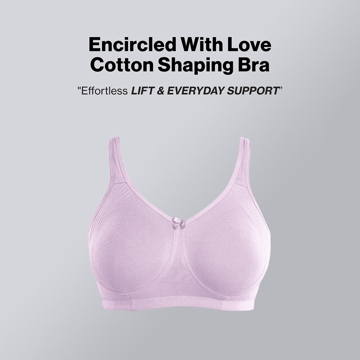 Nykd By Nykaa Encircled with love Cotton Shape & Support Non Padded Non Wired NYB169 Elderberry
