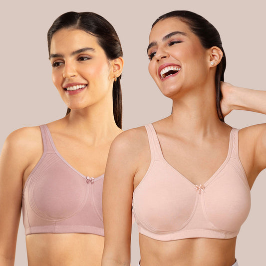 Buy Nykd by Nykaa Cups of Joy Wire-free Shaping Bra - Peach NYB094 Online