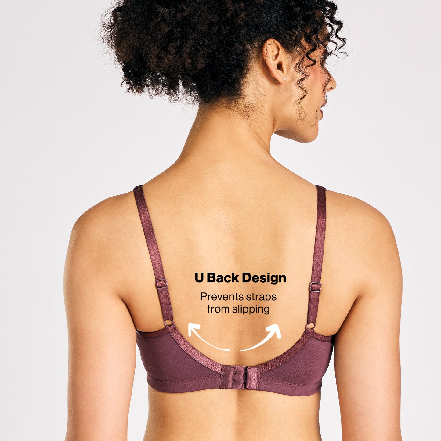 Nykd By Nykaa Encircled with love Cotton Shape & Support Non Padded Non Wired NYB169 H.Berry