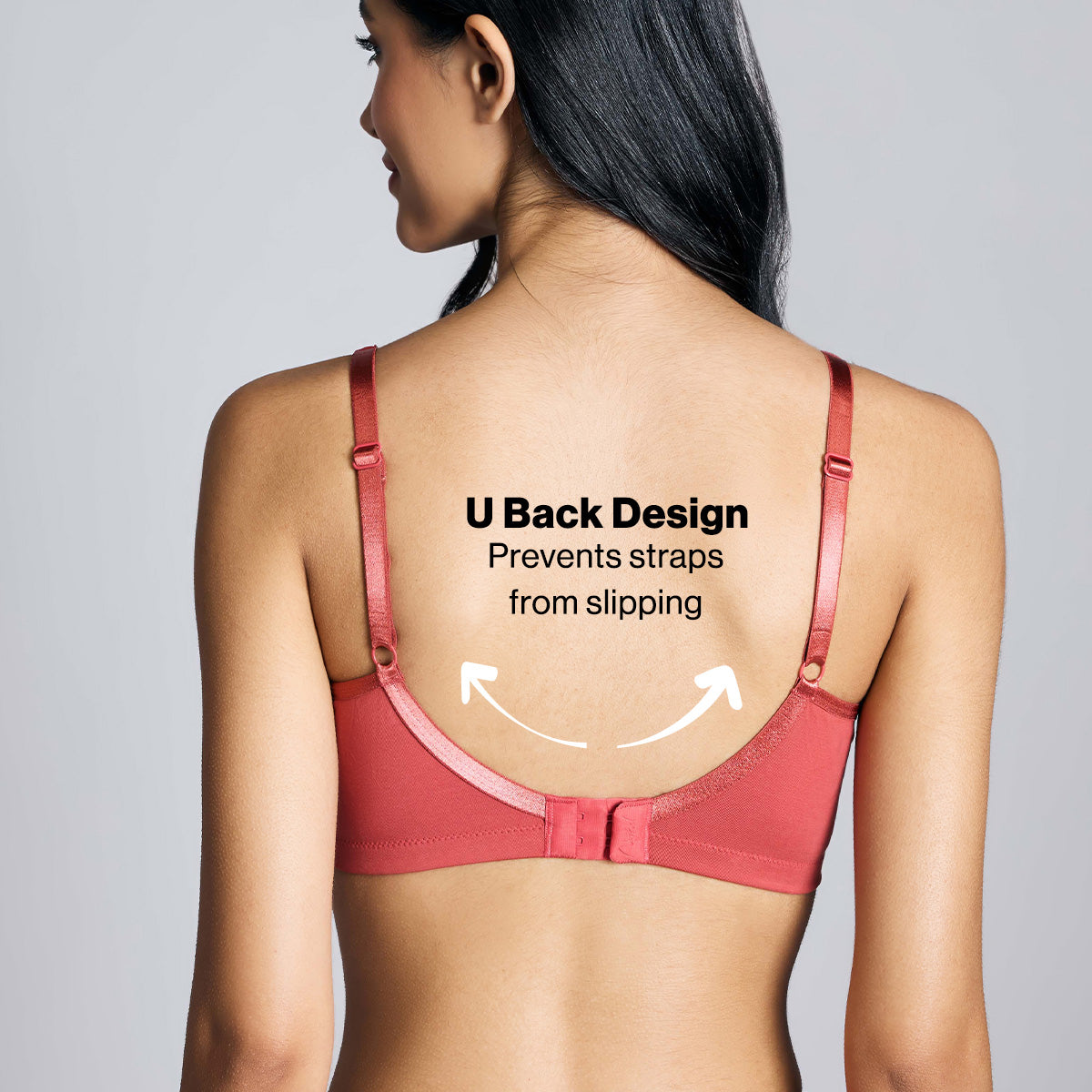 Nykd By Nykaa Encircled with love Cotton Shape & Support Non Padded Non Wired NYB169 Orange