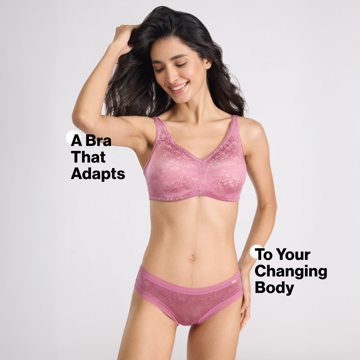 Nykd by Nykaa Shape &  Sculpt Lace Wirefree Padded Shaping Bra-NYB187 Nectar