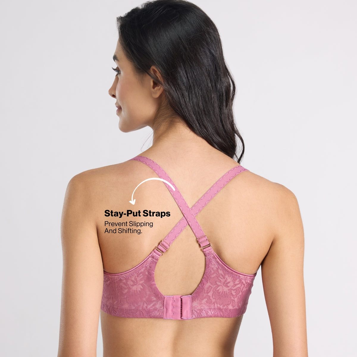 Nykd by Nykaa Shape &  Sculpt Lace Wirefree Padded Shaping Bra-NYB187 Nectar