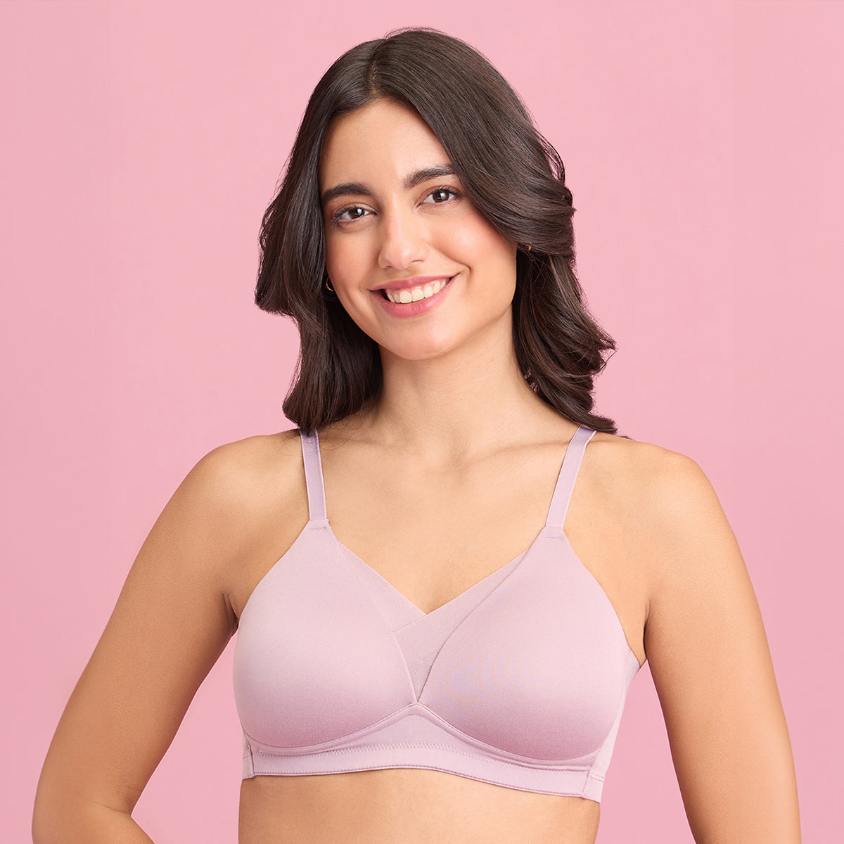 Nykd By Nykaa The Perfect Shaping Infinity mesh Padded Bra-NYB202 Elderberry