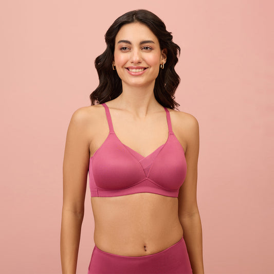 Buy Nykd by Nykaa Ultimate Shape and Support No Bulge Bra-Lace-Black-NYB033  Online