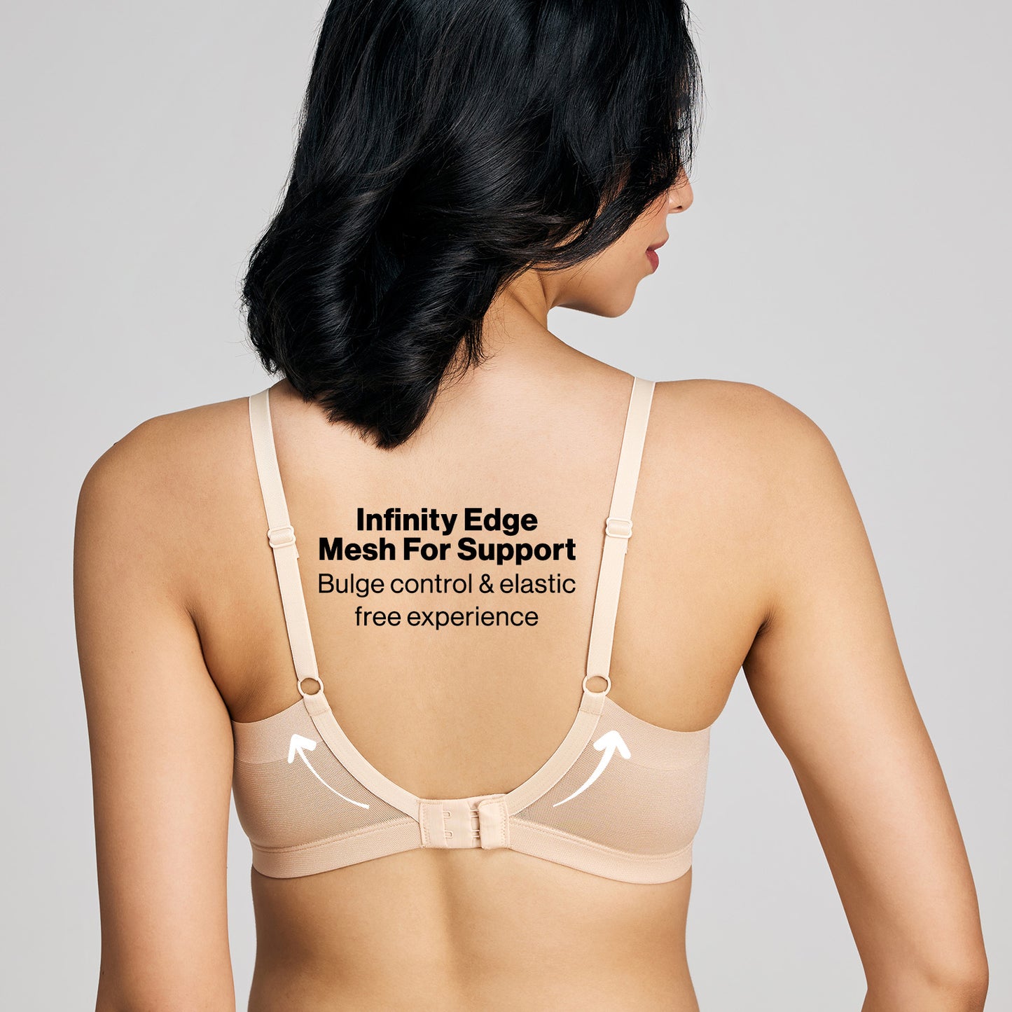 Nykd By Nykaa Infinity Edge Perfect Shaping Padded Non Wired T-Shirt Bra NYB202 Skin