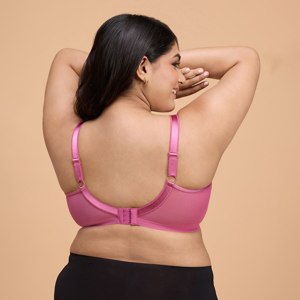 Nykd by Nykaa Satin Lift Me Up Bra Pink NYB234