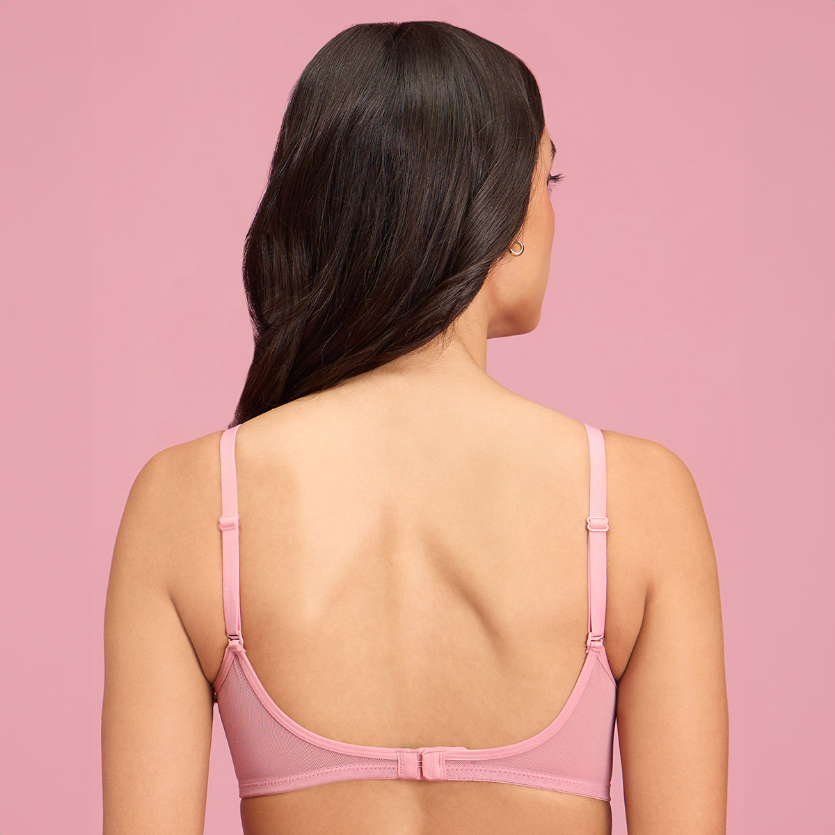 Nykd by Nykaa Iconic Low Back Party Bra NYB252 Pink
