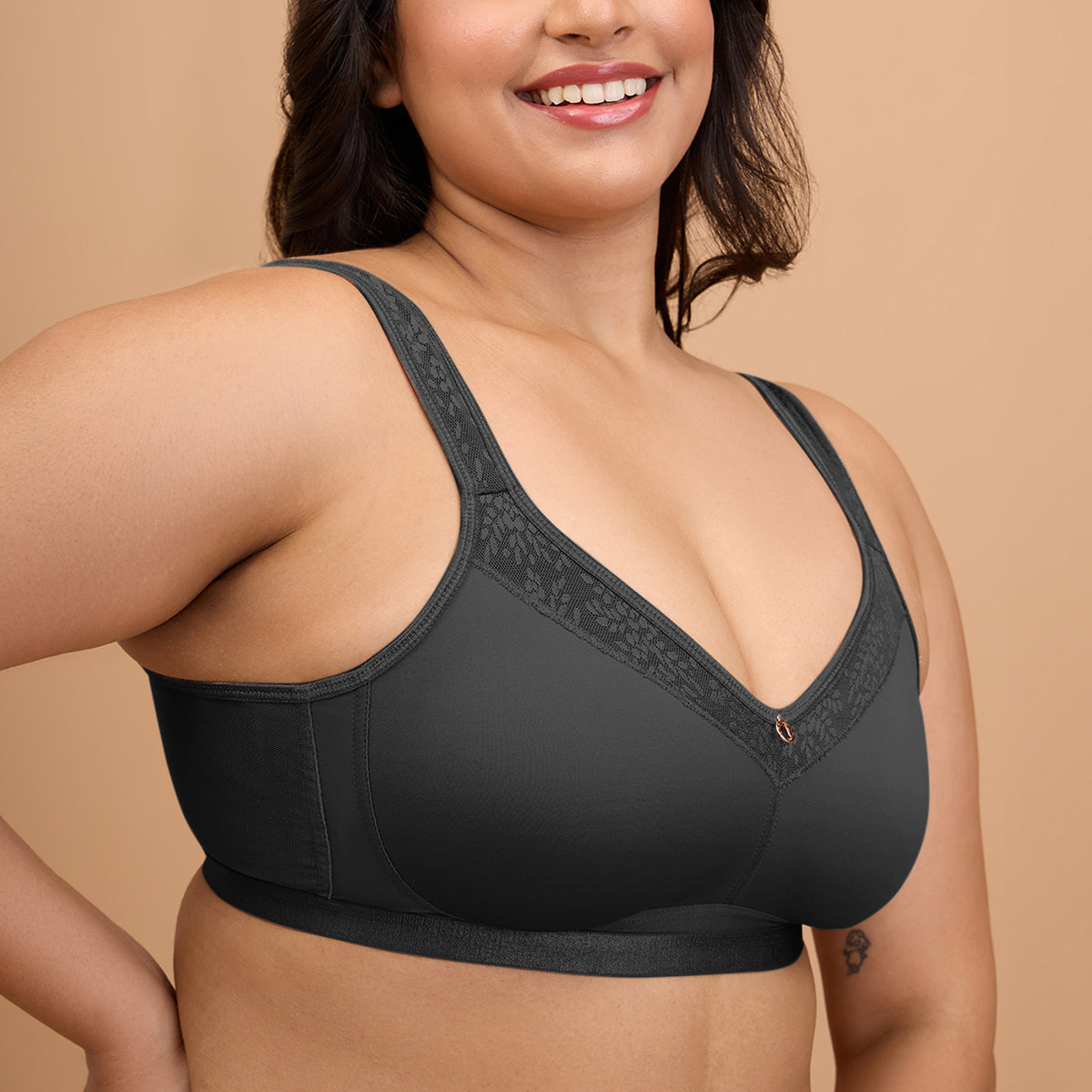 Wireless Minimiser Bra NYB258 Black