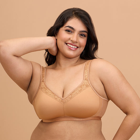 Wireless Minimiser Bra NYB258 Tan