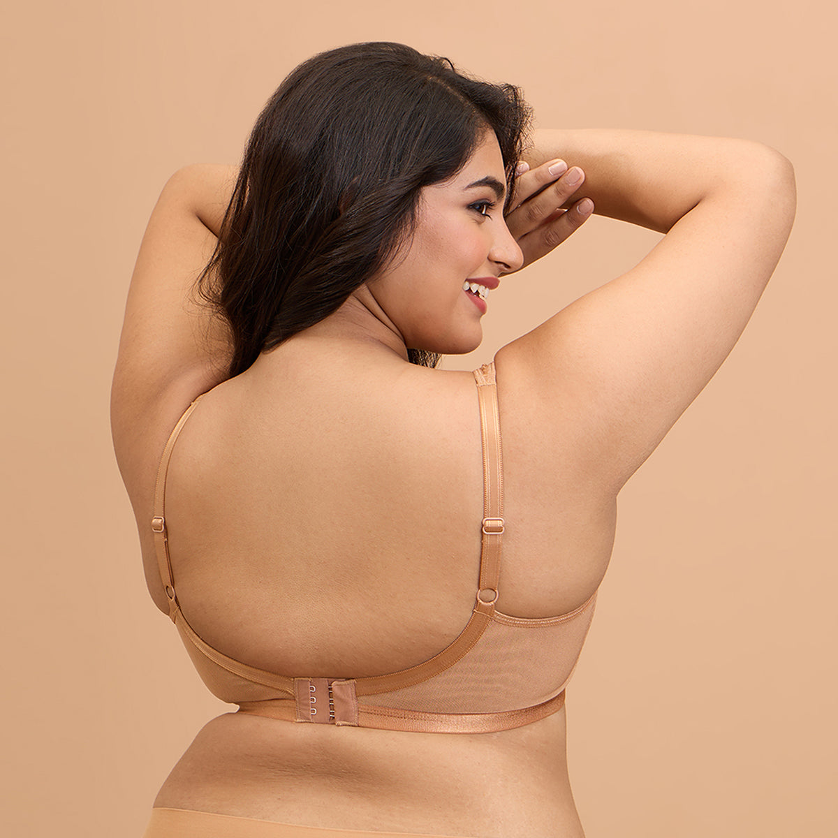 Wireless Minimiser Bra NYB258 Tan