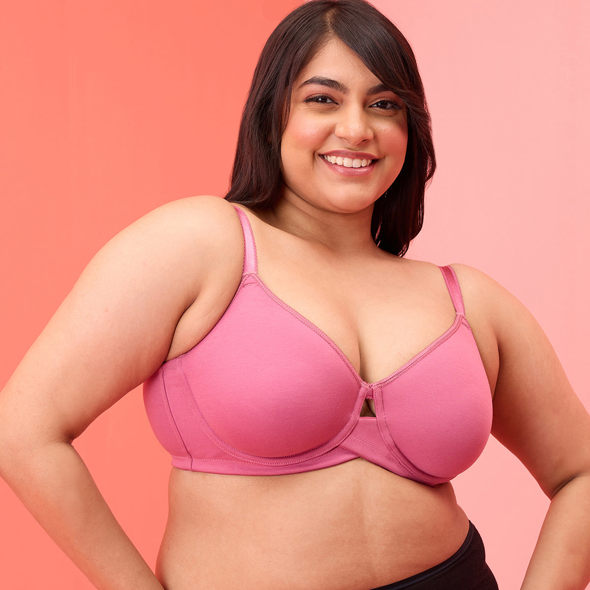Nykd by Nykaa Support T-Shirt Bra Rose NYB263