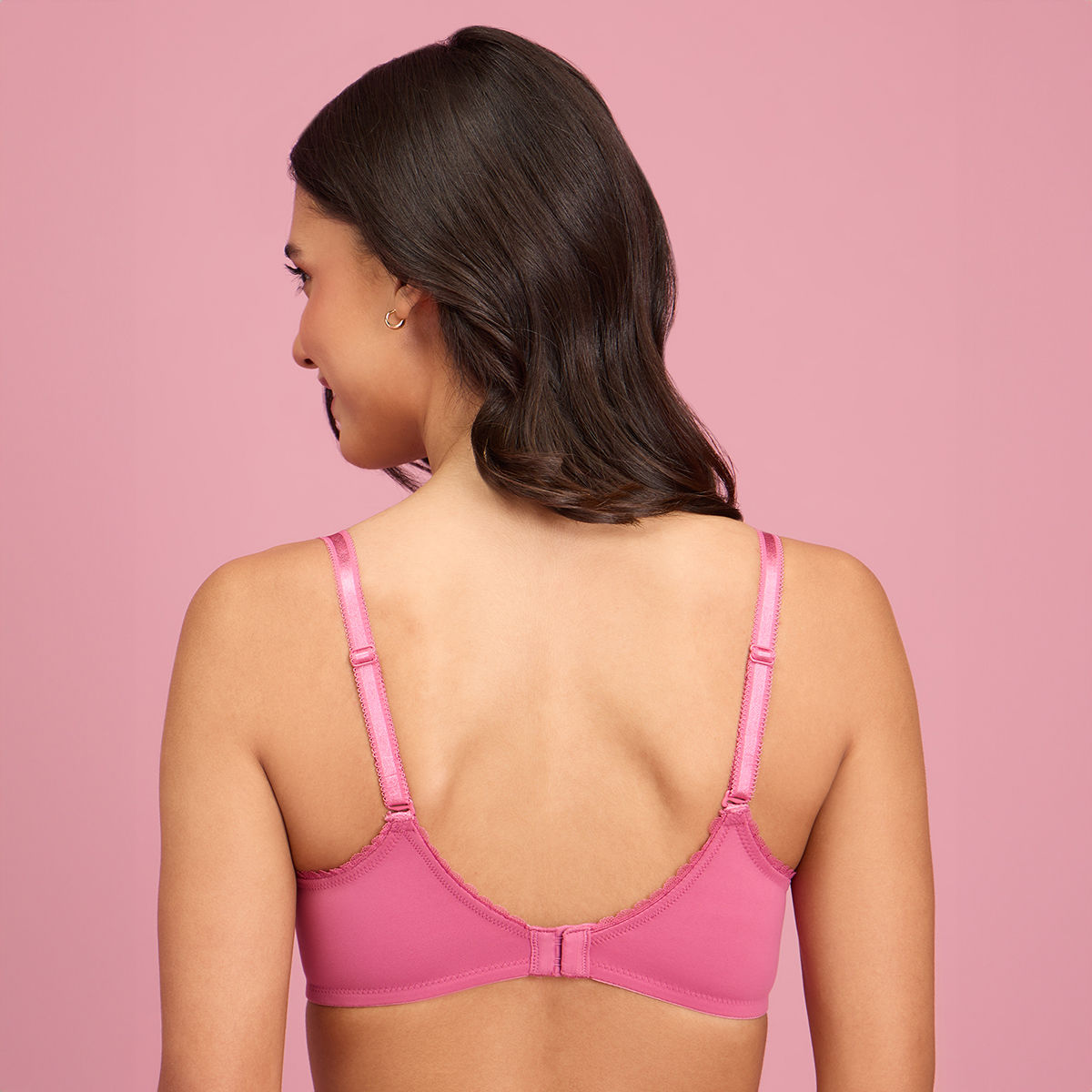 The Sweetheart Neckline Wired Bra-NYB291-ROSE