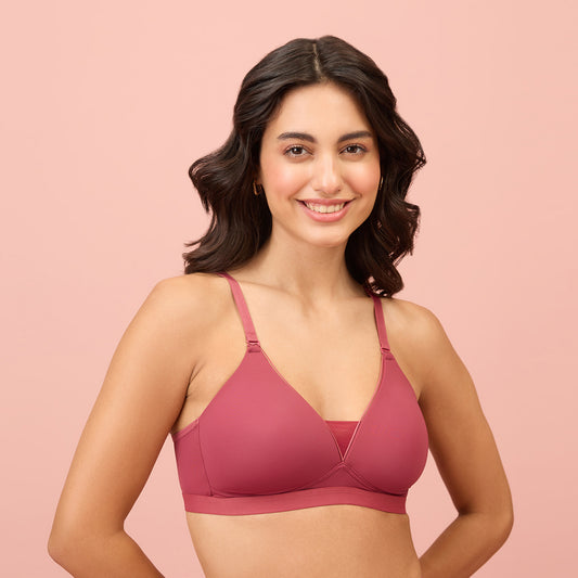 Nykd By Nykaa Ultimate T-shirt Bra-NYB302 Rose