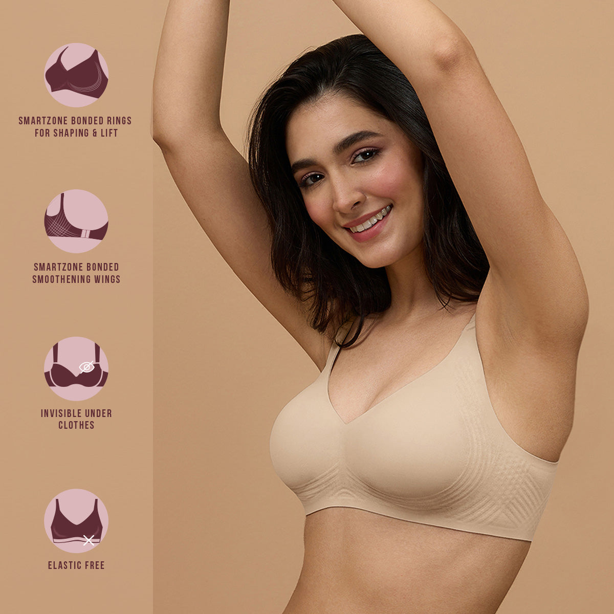 InvisiBlend Shaping Bra-NYB325-Nude