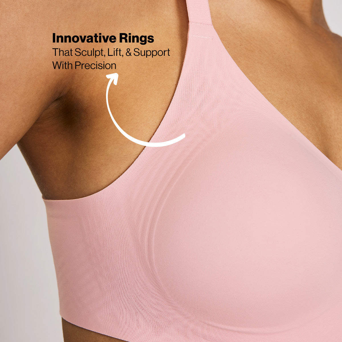 Nykd by Nykaa InvisiBlend™ Shape & Lift Non Padded Non Wired Seamless Bra-Pink NYB325