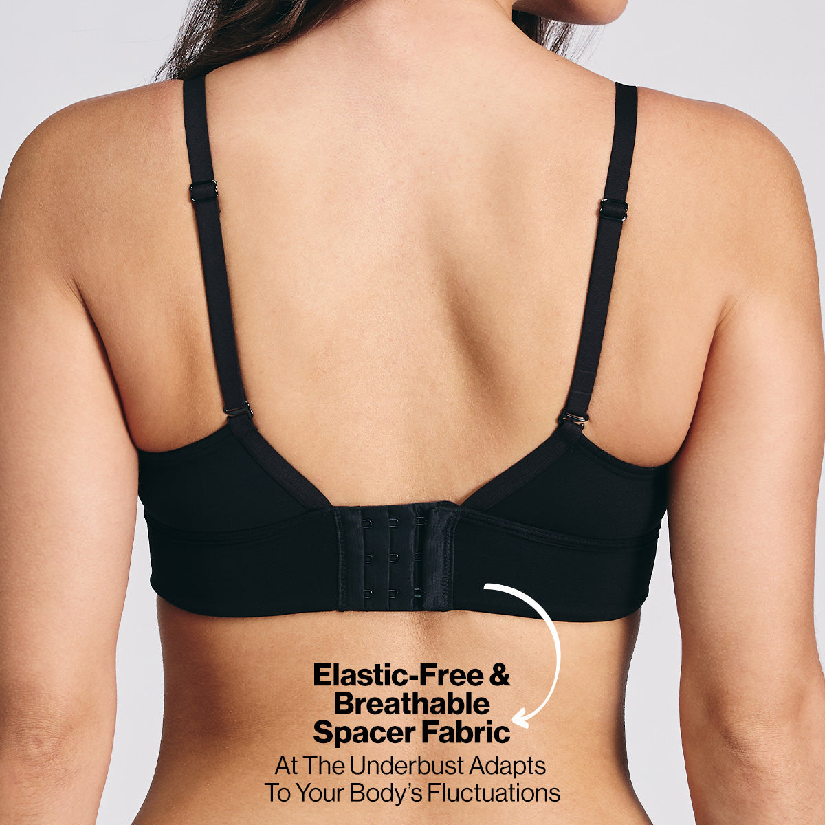 Nykd by Nykaa Adapt360° Lift & Support Padded Non Wired Barely There T-Shirt Bra NYB362 Black