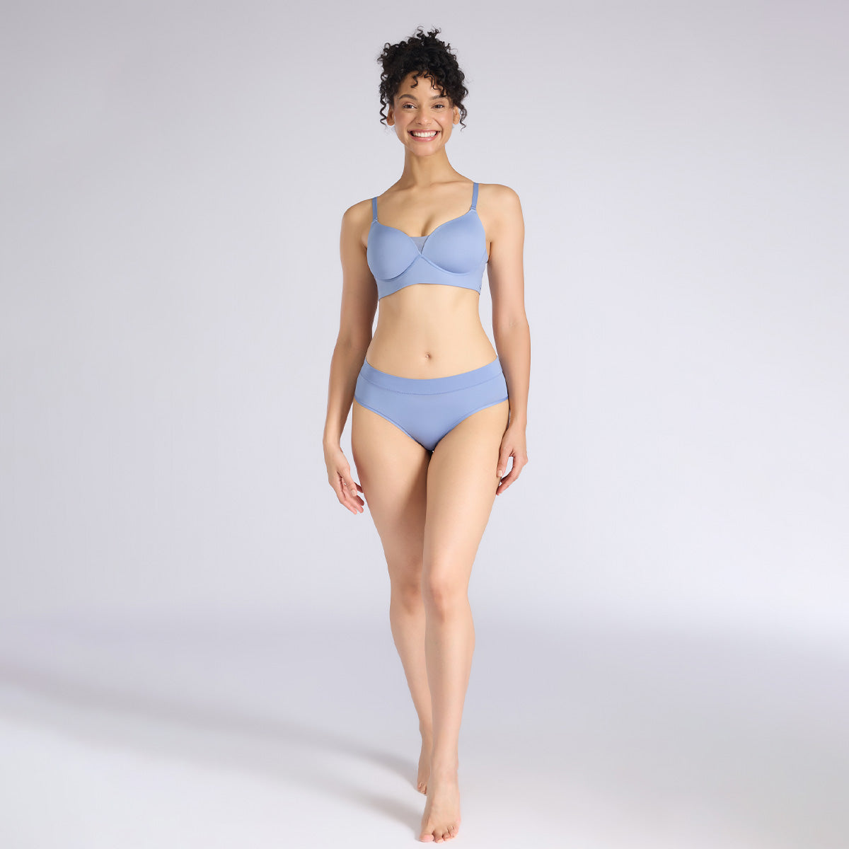 Adapt360° Gentle Lift & Support Padded Non Wired Barely There T-Shirt Bra NYB362 C Blue