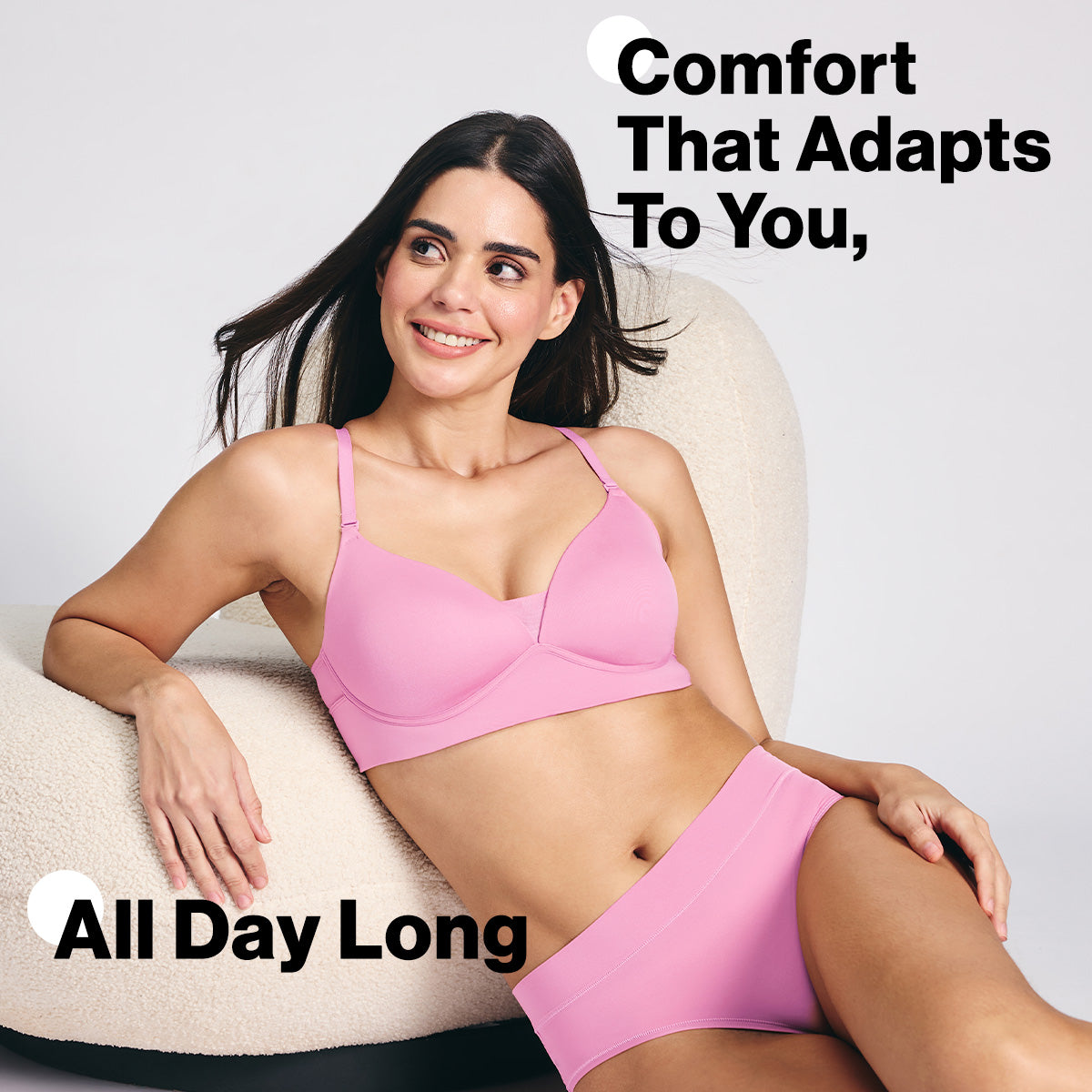 Nykd by Nykaa Adapt360° Lift & Support Padded Non Wired Barely There T-Shirt Bra NYB362 Dark Pink