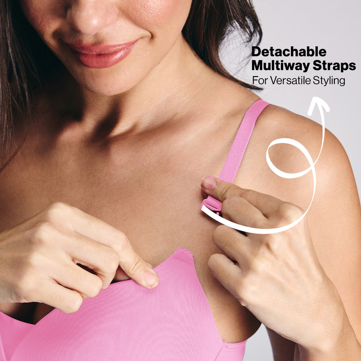 Nykd by Nykaa Adapt360° Lift & Support Padded Non Wired Barely There T-Shirt Bra NYB362 Dark Pink