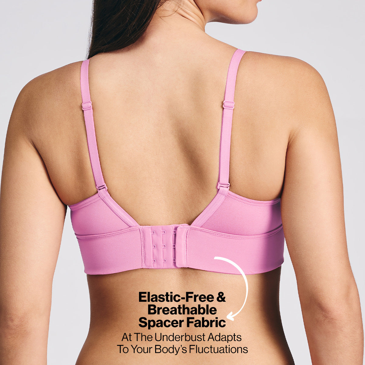 Nykd by Nykaa Adapt360° Lift & Support Padded Non Wired Barely There T-Shirt Bra NYB362 Dark Pink