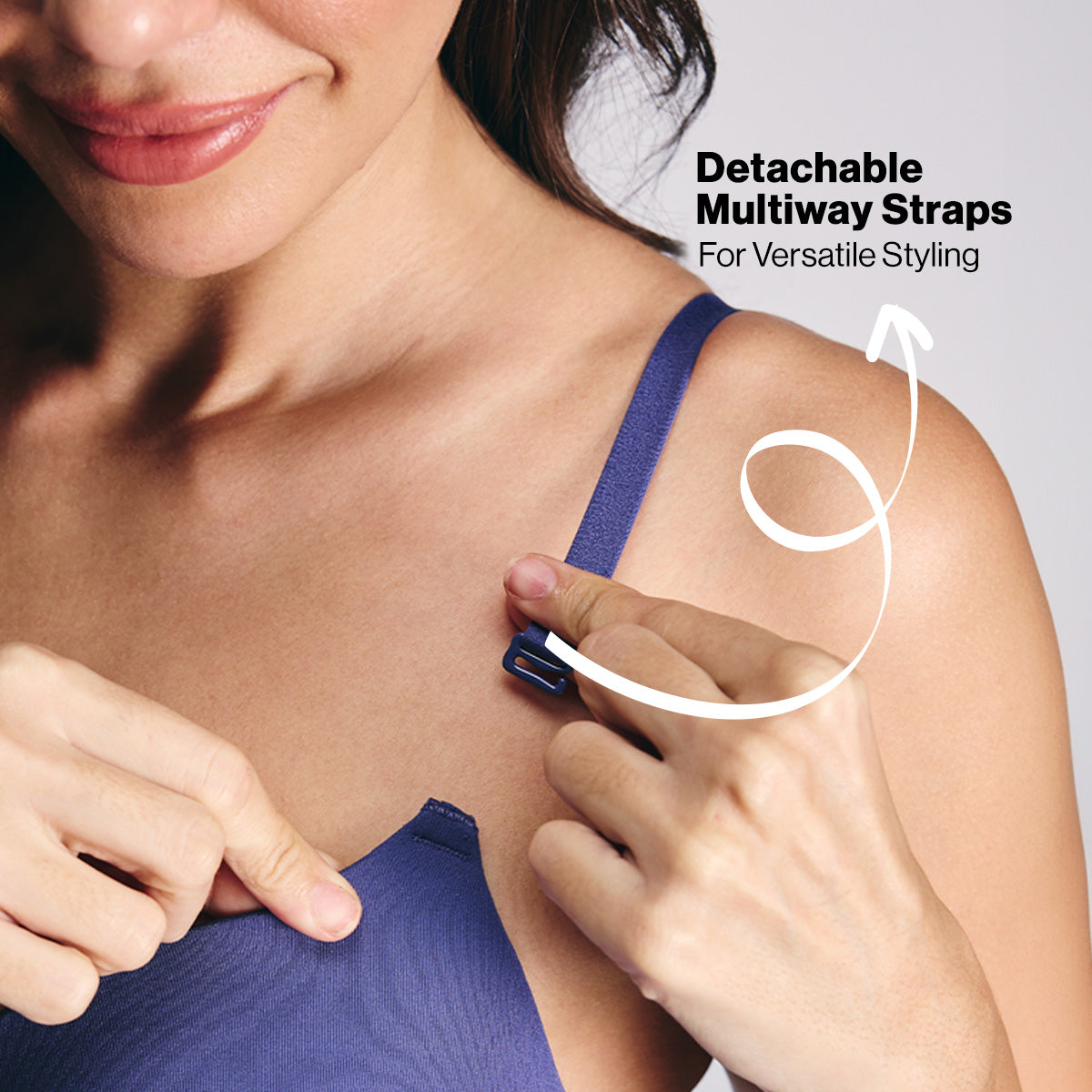 Nykd by Nykaa Adapt360° Lift & Support Padded Non Wired Barely There T-Shirt Bra NYB362 Dark Purple