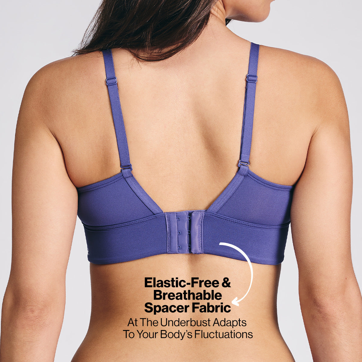 Nykd by Nykaa Adapt360° Lift & Support Padded Non Wired Barely There T-Shirt Bra NYB362 Dark Purple