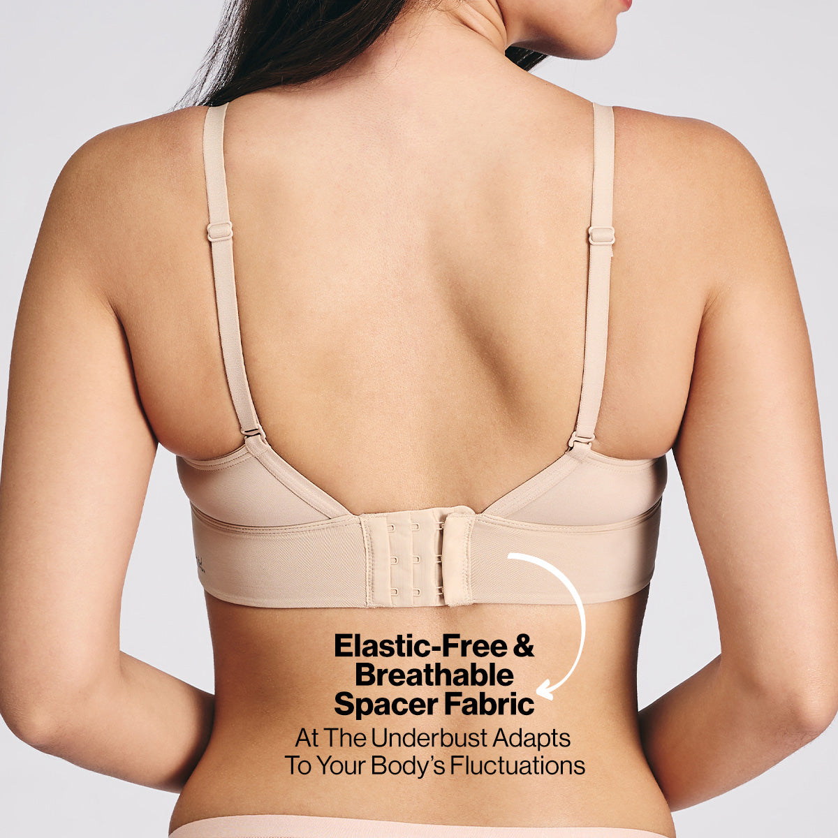 Nykd by Nykaa Adapt360° Lift & Support Padded Non Wired Barely There T-Shirt Bra NYB362 Skin