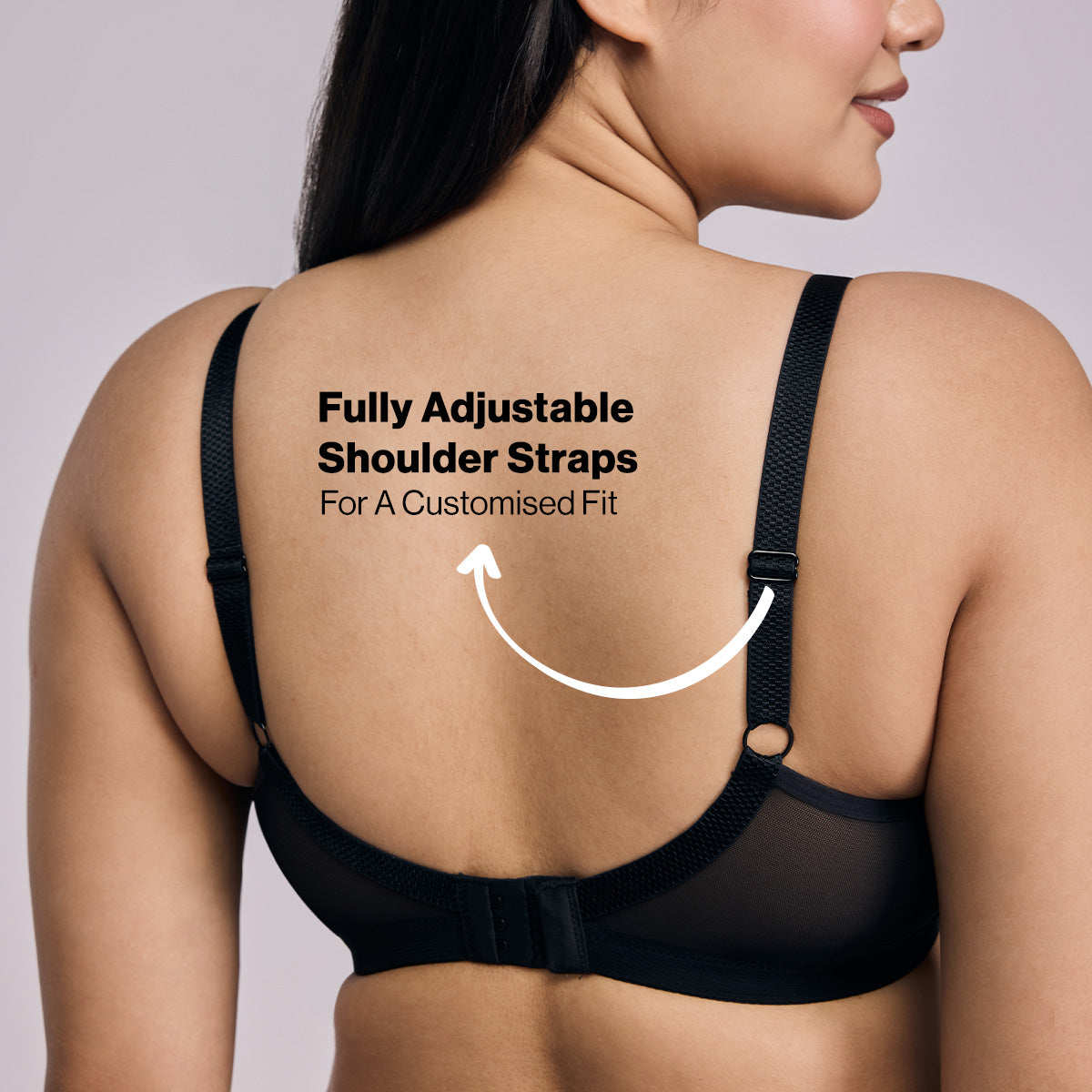 Nykd by Nykaa Magic Minimiser Non Padded Non Wired BRA-NYB380-Black