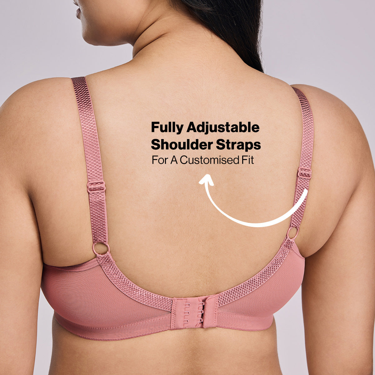 Nykd by Nykaa Magic Minimiser Non Padded Non Wired BRA-NYB380-Blush