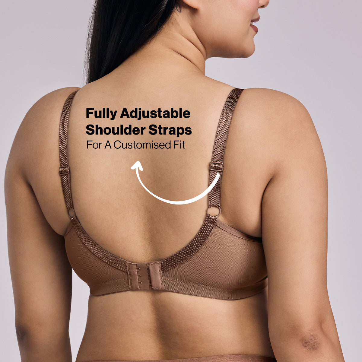 Nykd by Nykaa Magic Minimiser Non Padded Non Wired BRA-NYB380-L.Brown