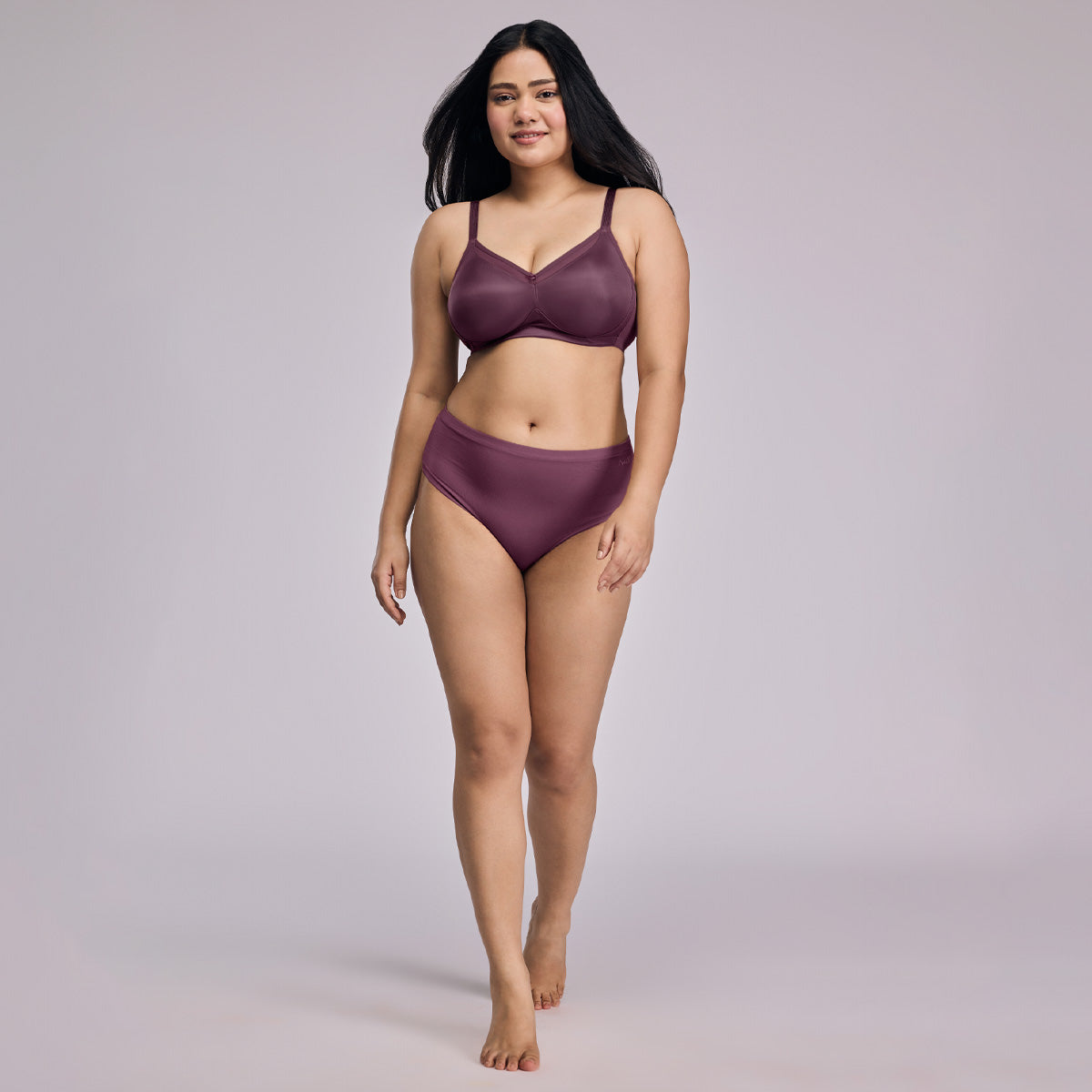 Nykd by Nykaa Non Padded Wirefree Magic Minimizer NYB380 M Wine