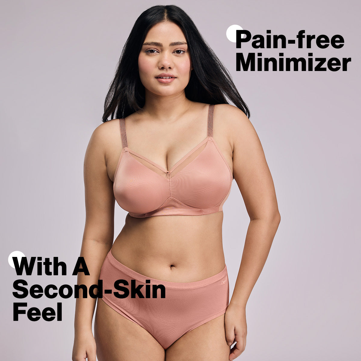Nykd by Nykaa Magic Minimiser Non Padded Non Wired BRA-NYB380-Nude