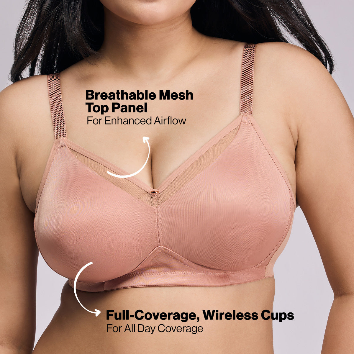 Nykd by Nykaa Magic Minimiser Non Padded Non Wired BRA-NYB380-Nude