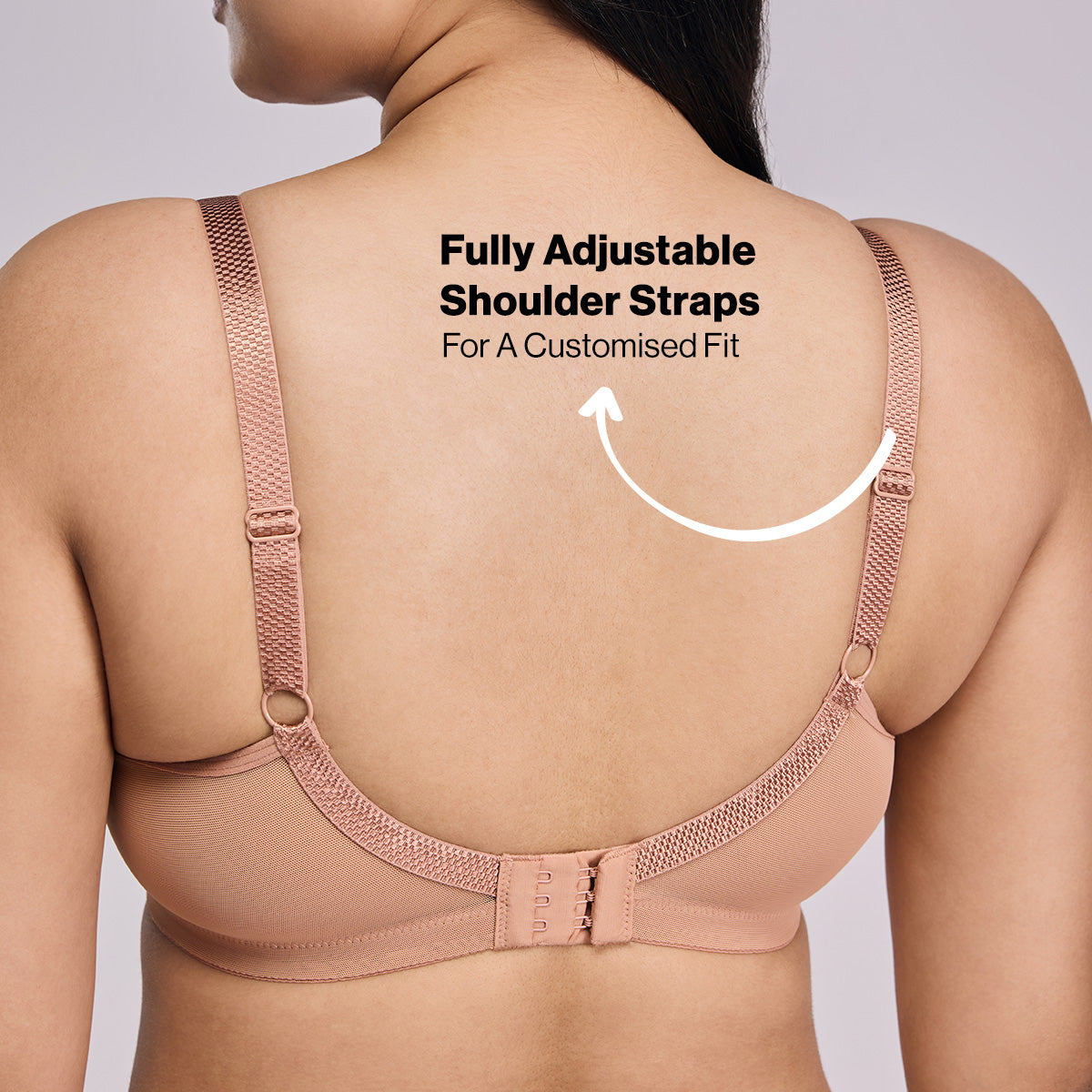 Nykd by Nykaa Magic Minimiser Non Padded Non Wired BRA-NYB380-Nude