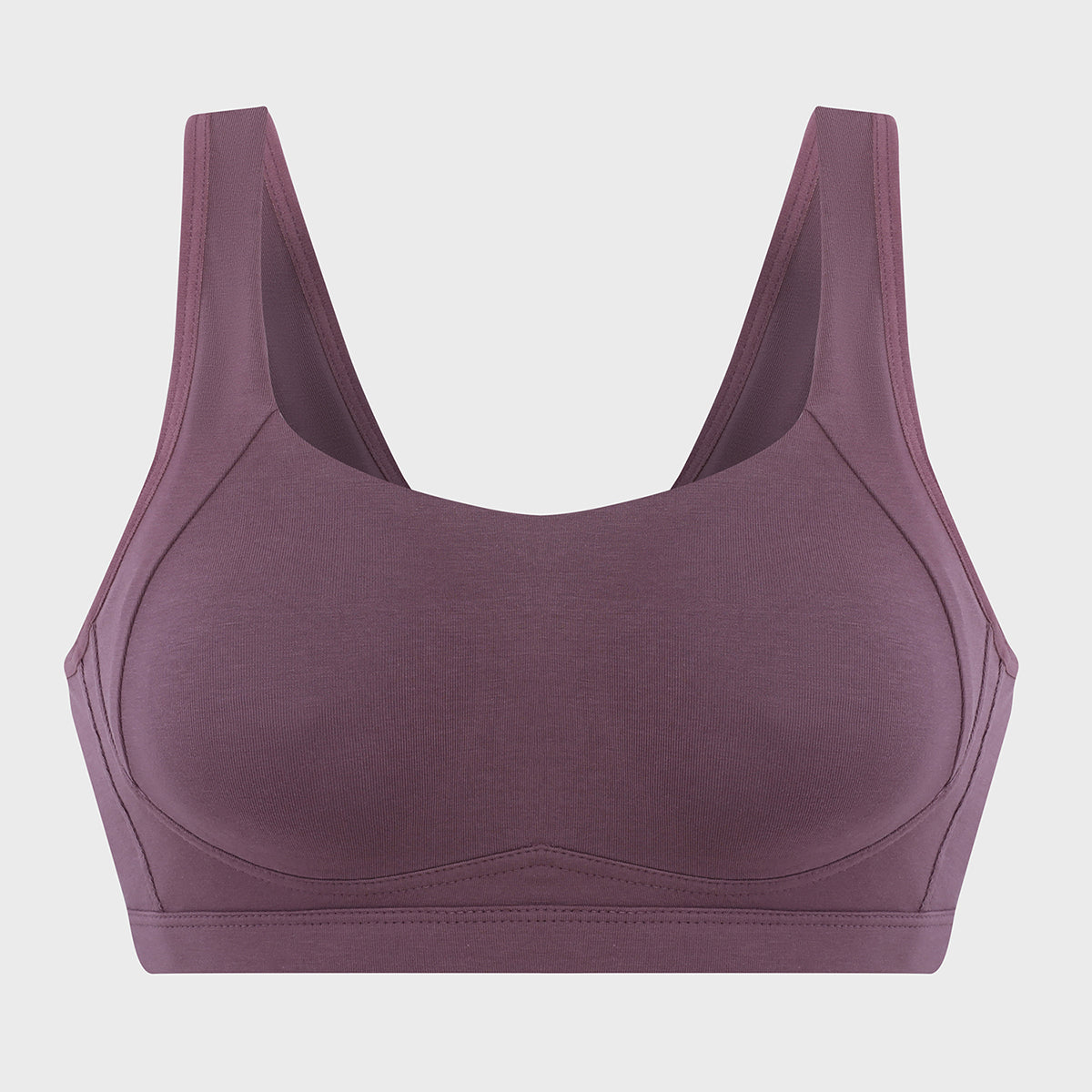 Cotton Non Padded Non Wired Everyday Comfort Bra-NYB388-Flint