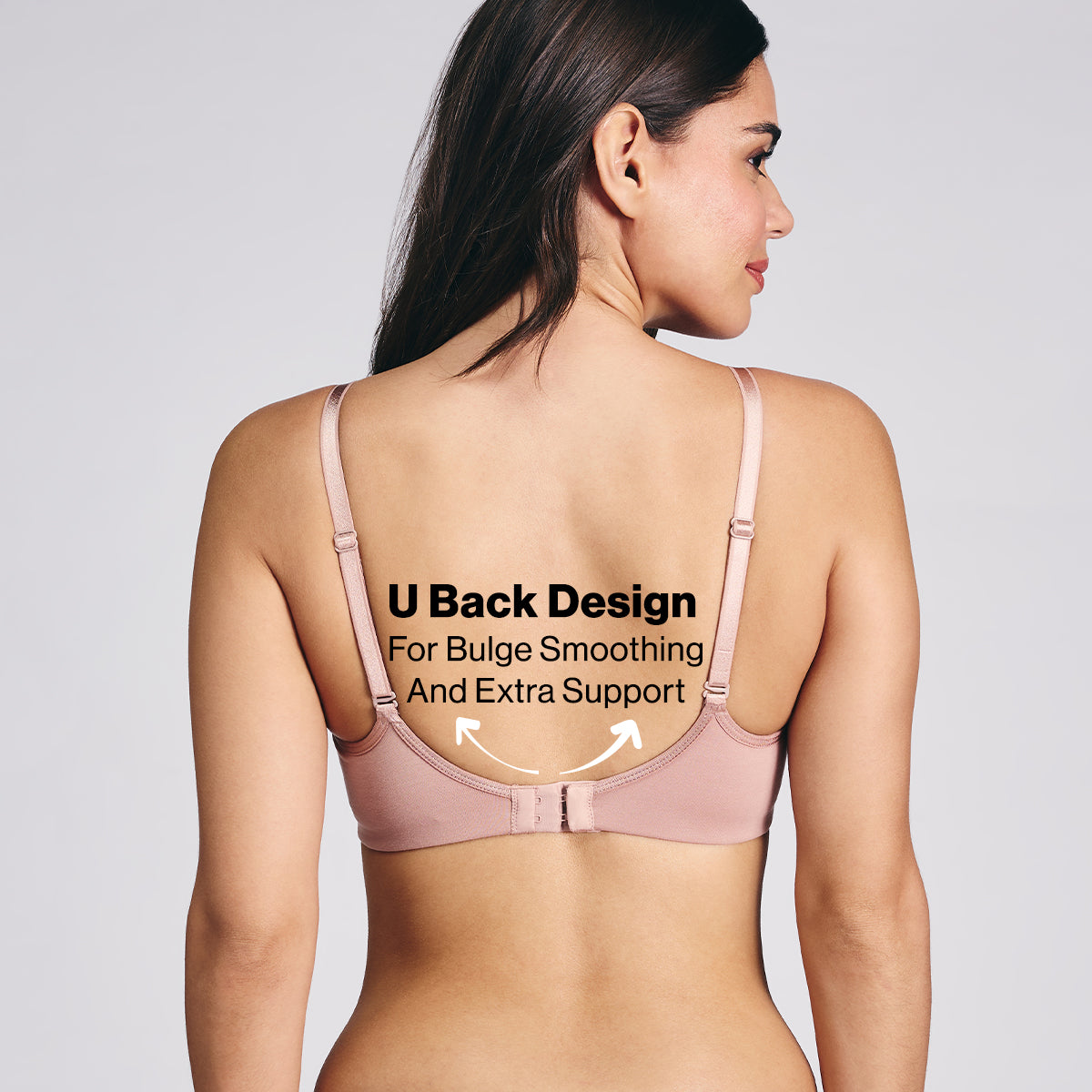 Nykd By Nykaa Breathe Cotton Everyday Padded Non Wired Cami T-Shirt Bra NYB402 Skin