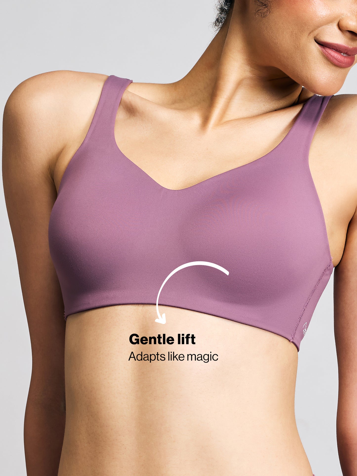 Nykd By Nykaa Body Adapt All Day Comfort Padded Non Wired T-Shirt Bra NYB403 Berry C