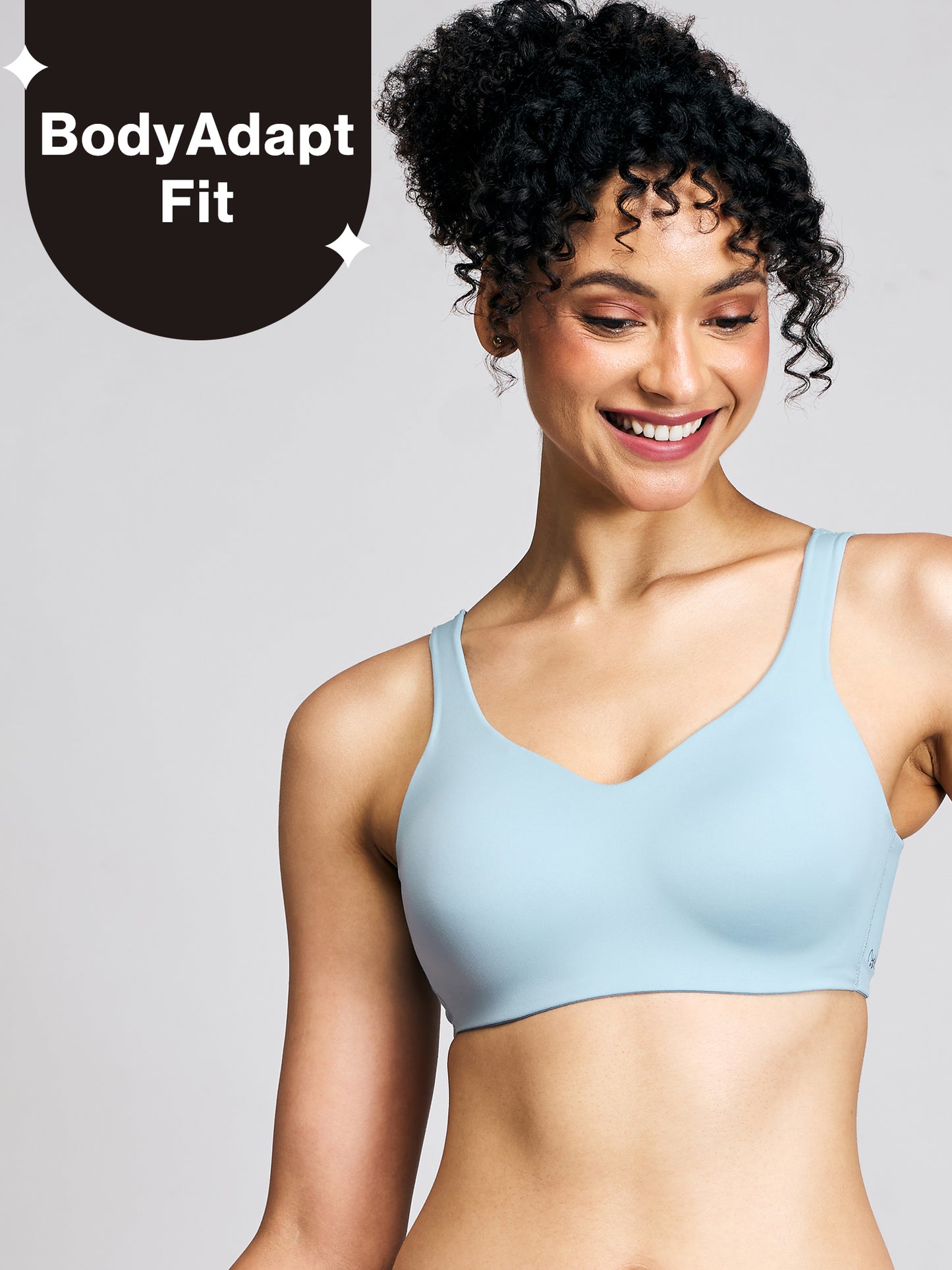Nykd By Nykaa Body Adapt All Day Comfort Padded Non Wired T-Shirt Bra NYB403 SKY