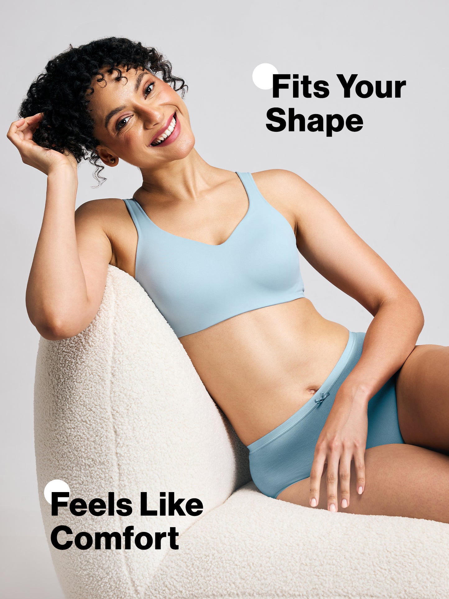 Nykd By Nykaa Body Adapt All Day Comfort Padded Non Wired T-Shirt Bra NYB403 SKY