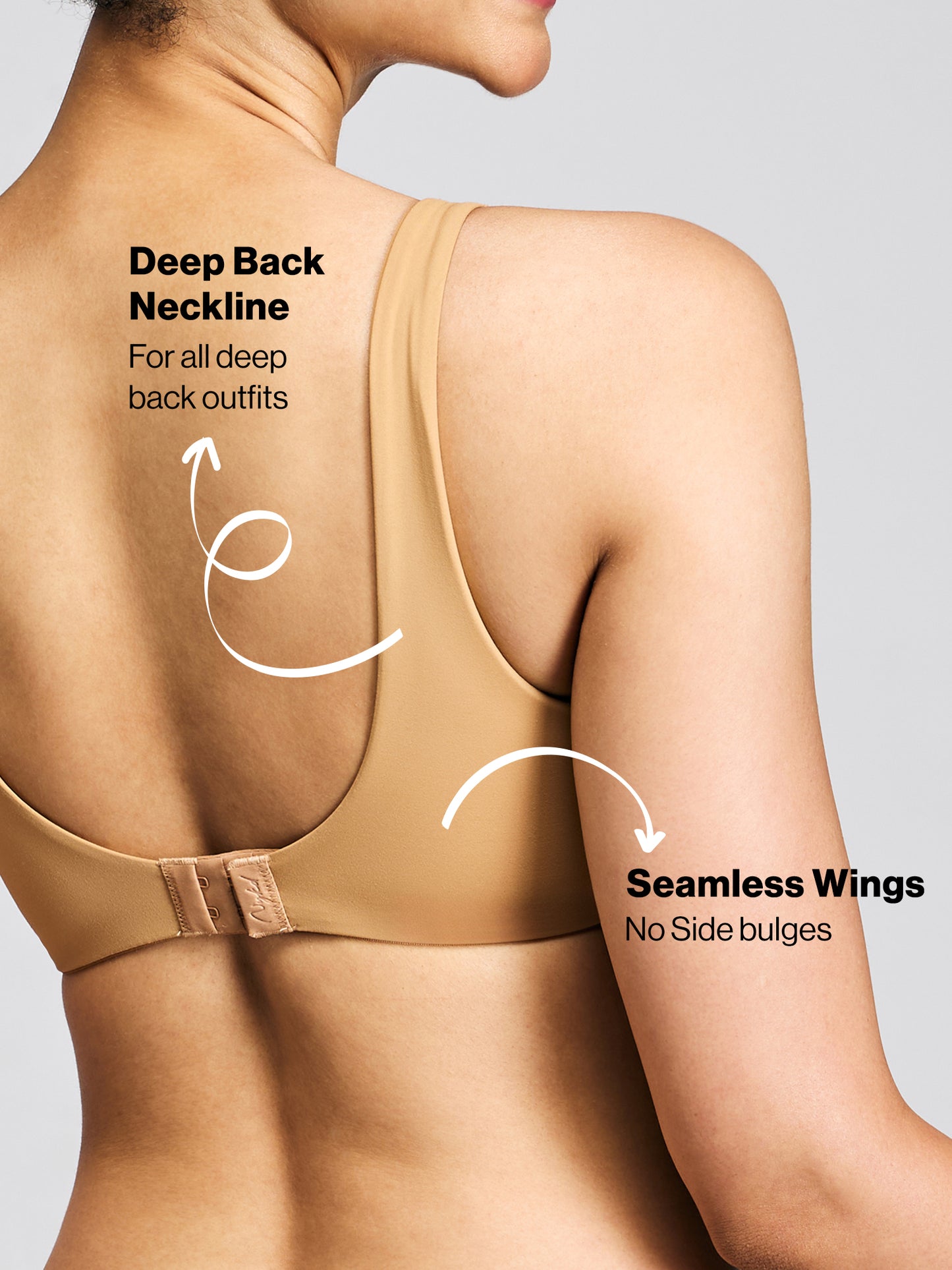 Nykd By Nykaa Body Adapt All Day Comfort Padded Non Wired T-Shirt Bra NYB403 Tan