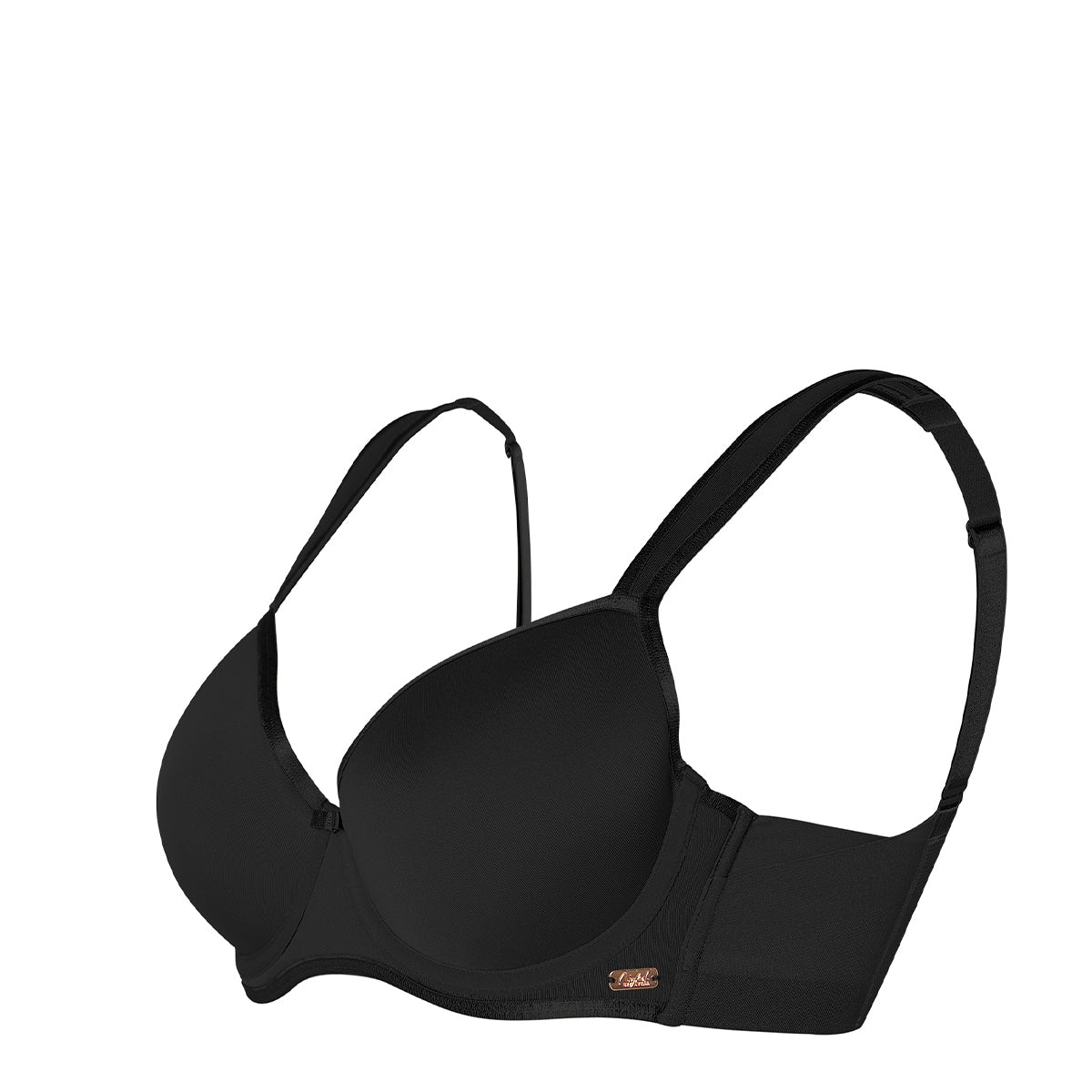 Nykd By Nykaa AirFlex Spacer Lightly Padded Flexi Wired Breathable Bra NYB423-Black