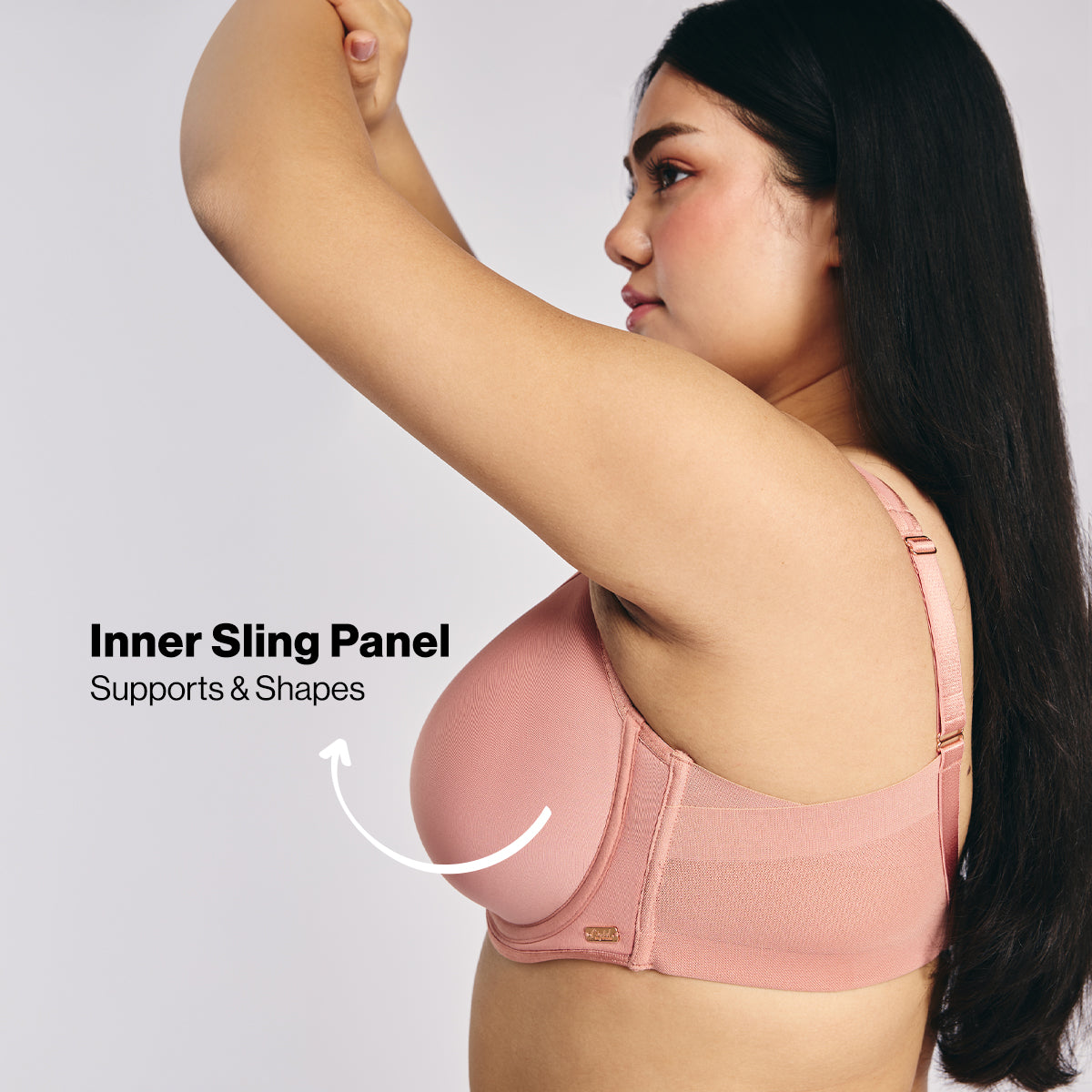 Nykd by Nykaa AirFlex Spacer Lightly Padded Non Wired Breathable Bra-Nude NYB423