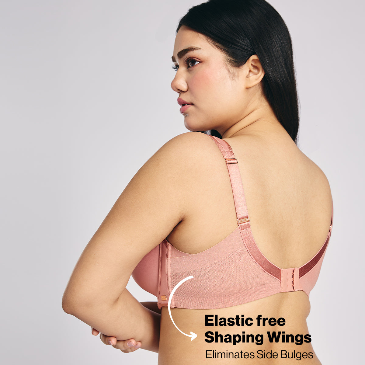 Nykd by Nykaa AirFlex Spacer Lightly Padded Non Wired Breathable Bra-Nude NYB423