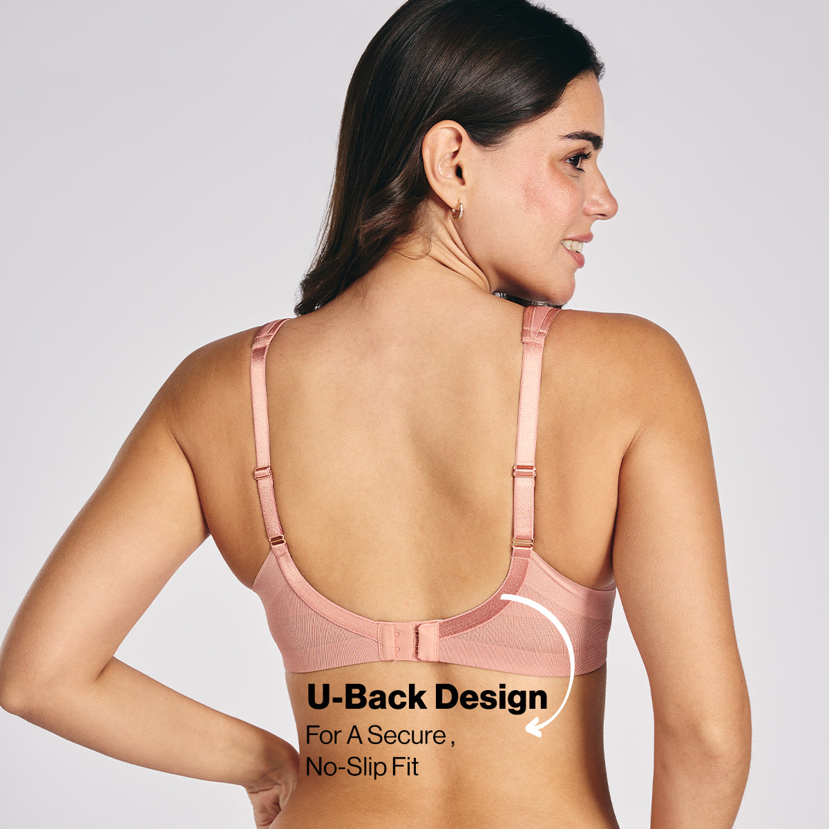 Nykd by Nykaa AirFlex Spacer Lightly Padded Non Wired Breathable Bra-Nude NYB423